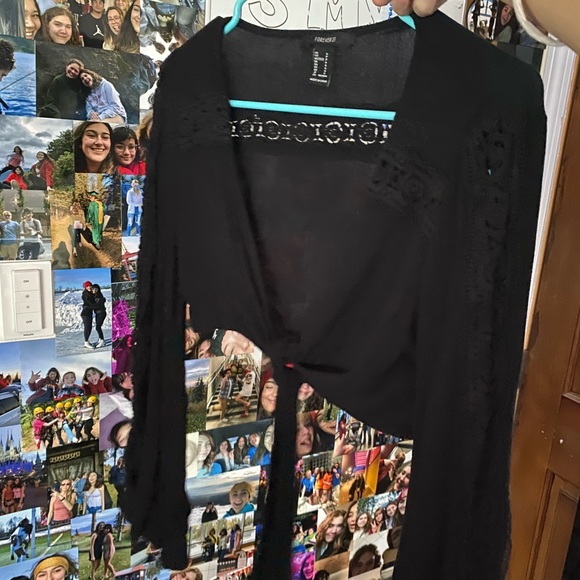 Forever 21 Front Tie Coverup - Picture 1 of 5